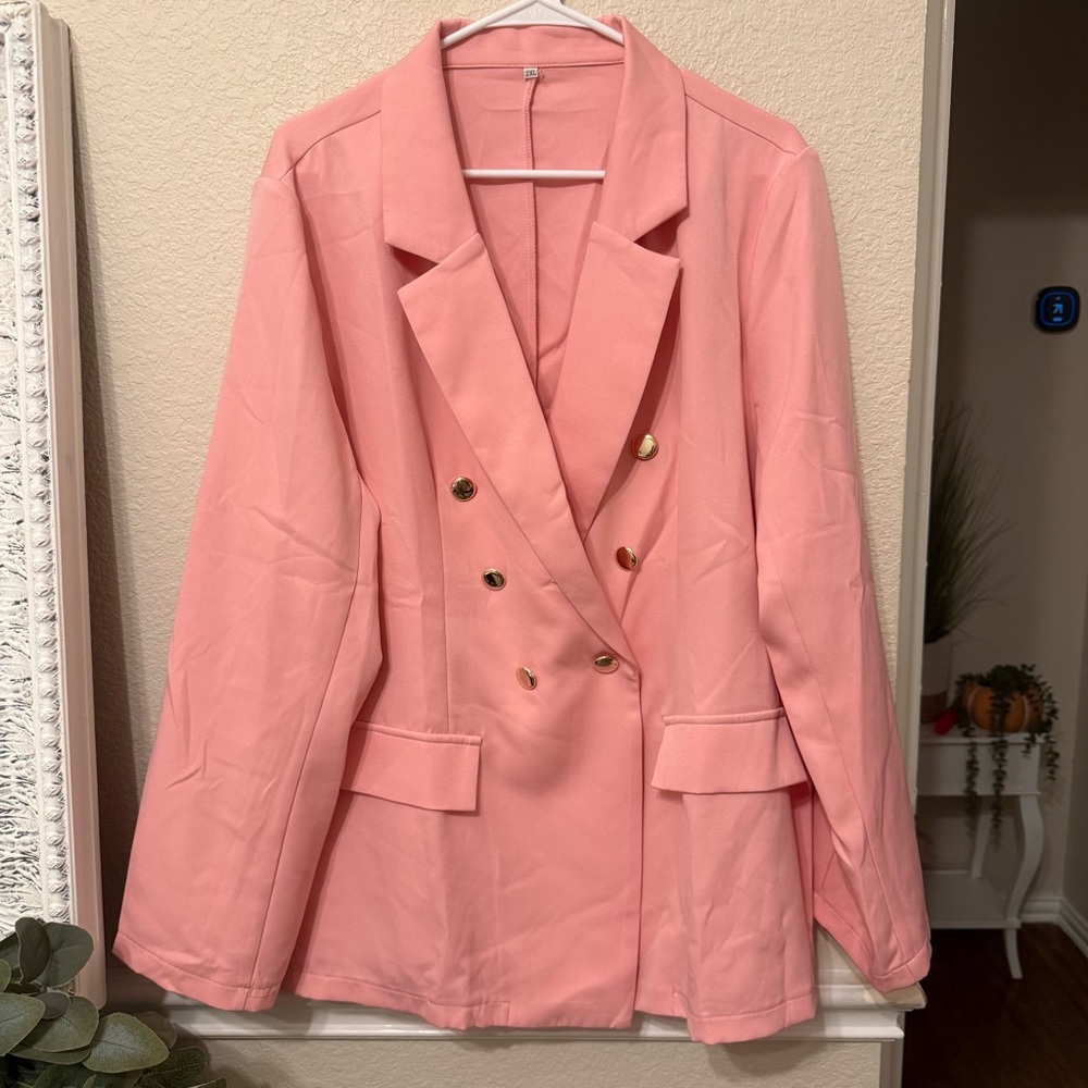 Women's Pink Blazer XXL - Picture 13 of 13